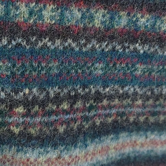 Hunt Club Pullover Sweater Men's Medium Multicolor Wool Fair Isle Geometric - Picture 7 of 7